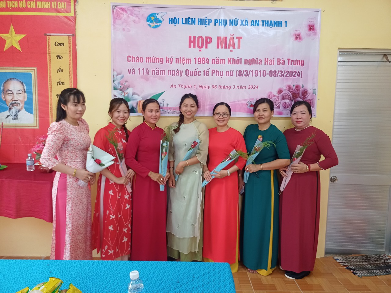 Họp mặt Kỷ niệm 1984 năm cuộc khởi nghĩa hai Bà Trưng và 114 năm ngày Quốc Tế phụ nữ (08/3/1910-08/3/2024)
