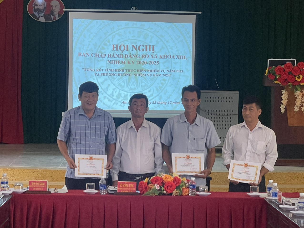 Ban Chấp hành Đảng bộ xã An Thạnh 1, tổ chức Hội nghị tổng kết năm 2023