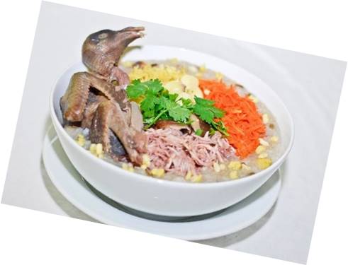 Cháo bồ câu đậu xanh