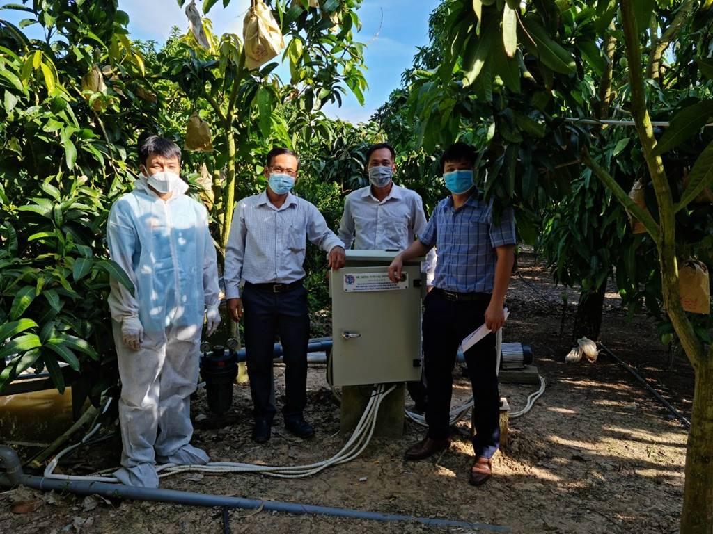 Mô hình tưới thông minh, tiên tiến được áp dụng trong sản xuất