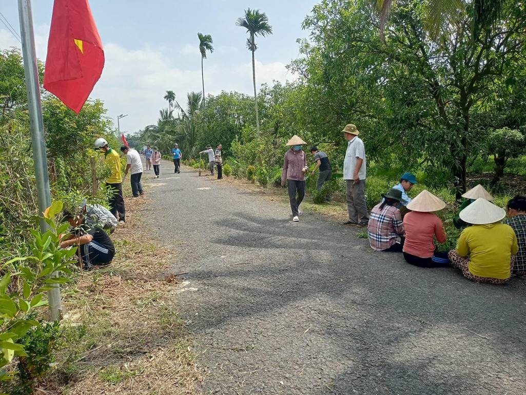 Lao động vệ sinh, gìn giữ cảnh quan trong xây dựng nông thôn mới