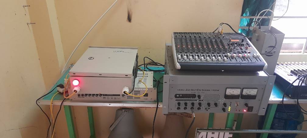Hệ thống loa thu phát truyền thanh ứng dụng công nghệ thông tin – viễn thông trên địa bàn xã