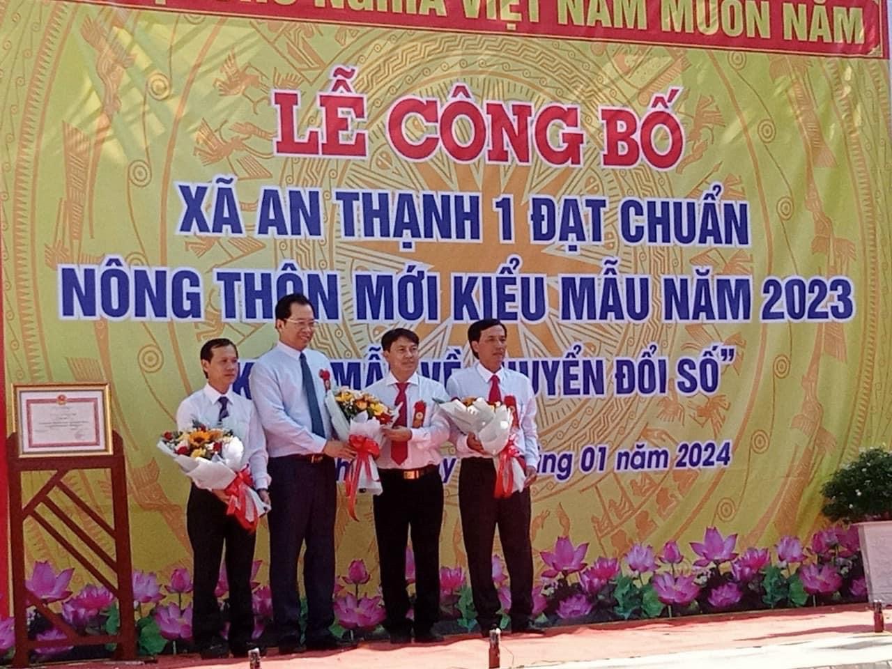 Lễ Công bố xã An Thạnh 1 đạt chuẩn Nông thôn mới kiểu mẫu năm 2023